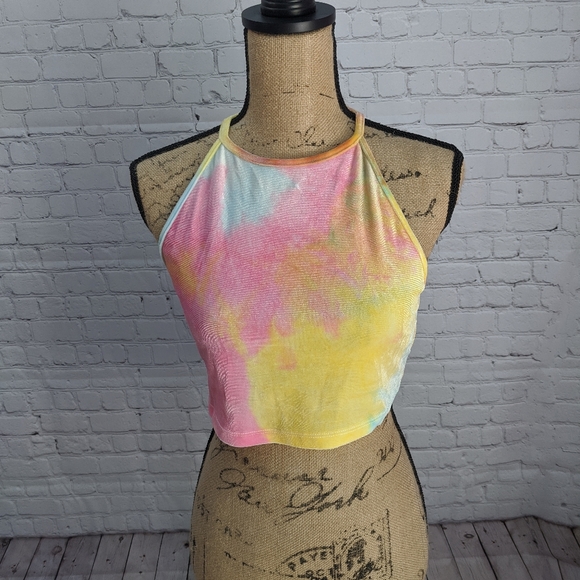 tie dye crop top forever 21